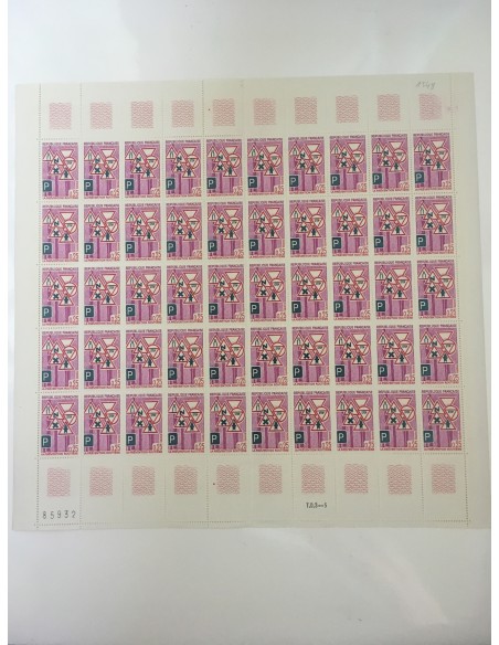 Feuille Complete du N° 1548 x50 Neuf  **