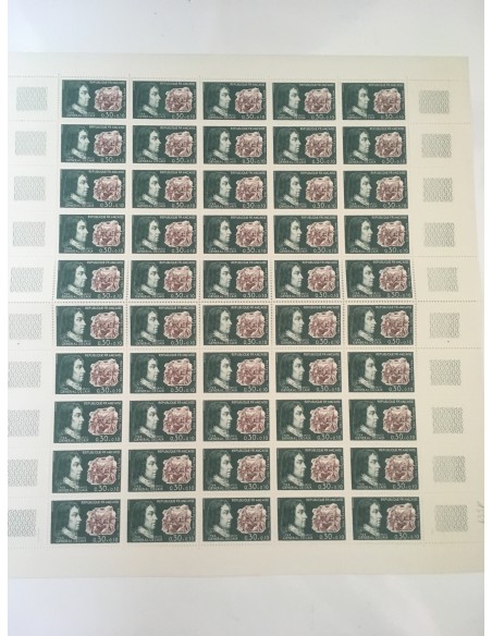 Feuille Complete du N° 1551 x50 Neuf  **