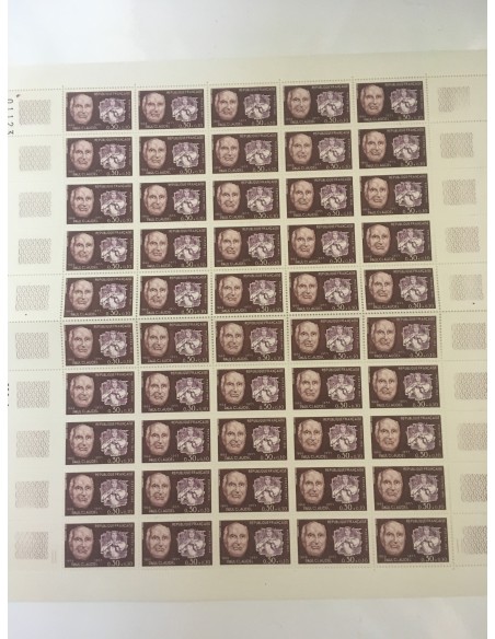 Feuille Complete du N° 1553 x50 Neuf  **