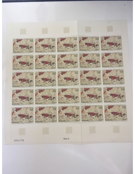 Feuille Complete du N° 1555 x25 Neuf  **