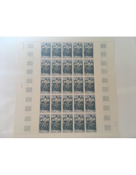 Feuille Complete du N° 1579 x25 Neuf  **