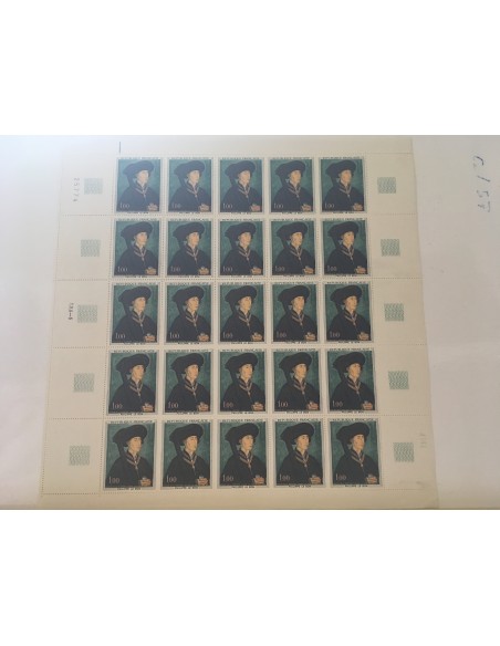 Feuille Complete du N° 1587 x25 Neuf  **