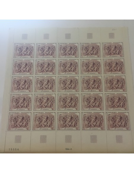 Feuille Complete du N° 1641 x25 Neuf  **