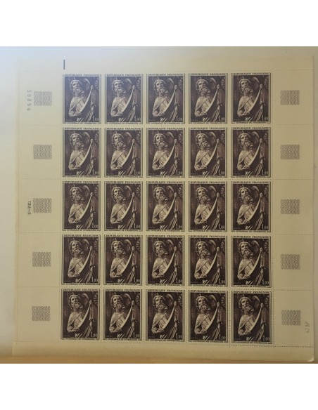 Feuille Complete du N° 1654 x25 Neuf  **