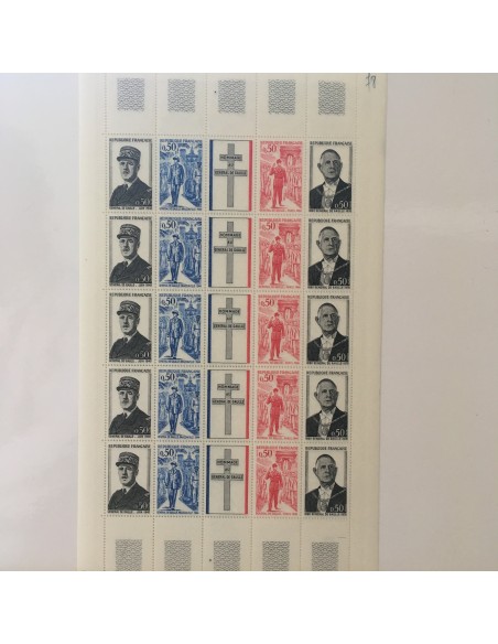 Feuille Complete du N° 1695A x5 Neuf  **