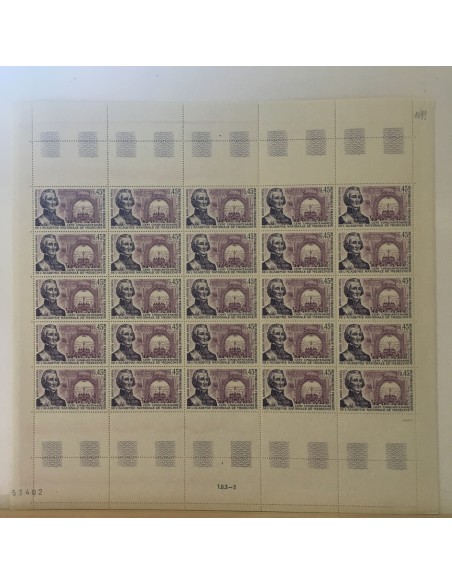 Feuille Complete du N° 1699 x25 Neuf  **