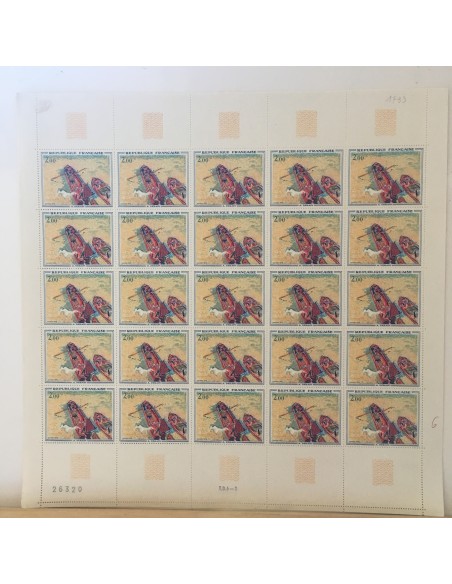 Feuille Complete du N° 1733 x25 Neuf  **