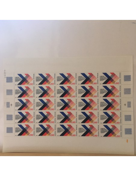 Feuille Complete du N° 1739 x25 Neuf  **