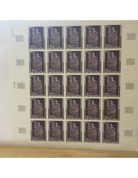 Feuille Complete du N° 1743 x25 Neuf  **