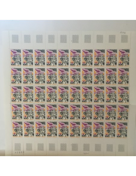 Feuille Complete du N° 1746 x50 Neuf  **