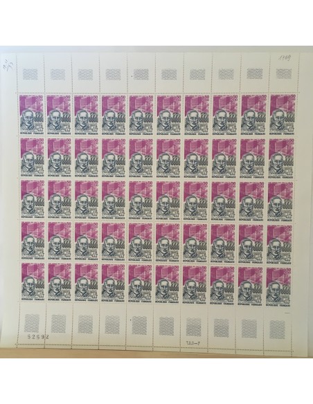 Feuille Complete du N° 1769 x50 Neuf  **