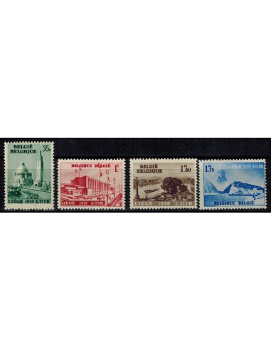 Timbres Propagande en faveur de l'exposition Internationale de l'eau ˆ liège