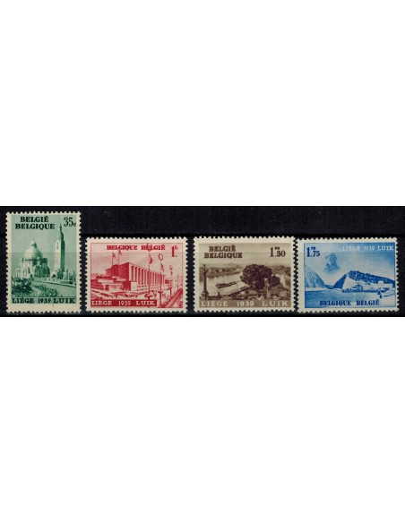 Timbres Propagande en faveur de l'exposition Internationale de l'eau ˆ liège