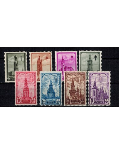 Timbres Antituberculeux Série dite " Les Beffrois "