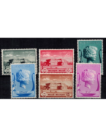 Timbres Au profit de la fondation Musicale Reine Elisabeth Pour l'érection de la chapelle Musicale ˆ Argenteuil-Obain