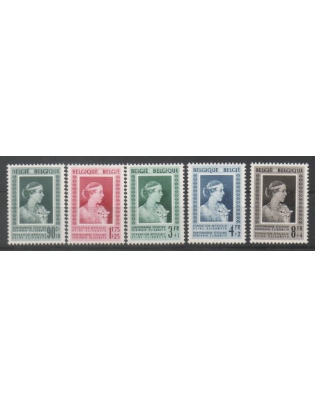 Timbres Au profit de la fondation médicale Reine Elisabeth
