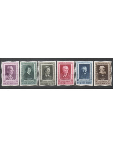 Timbres Ecrivain belge