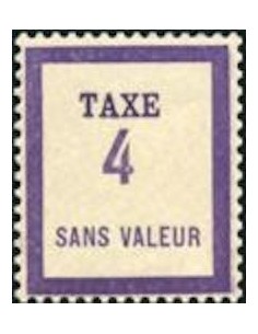 Fictif Taxe N° FT04 Neuf **